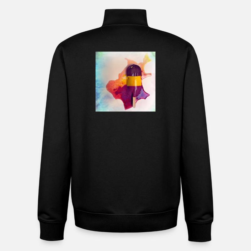 Popsicle - Unisex Organic Zip Sweatshirt von Stanley/Stella - Schwarz
