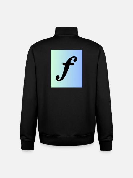 Forte - Sign on Background Music - Unisex Organic Zip Sweatshirt by Stanley/Stella - black