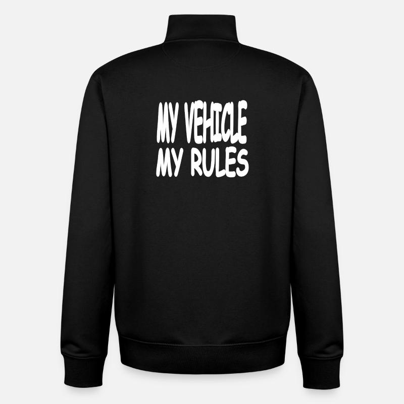 Véhicule - Sweat zippé unisexe en coton bio Stanley/Stella - noir