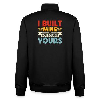 Mechaniker Mechatroniker Schrauber Geschenk - Unisex Organic Zip Sweatshirt von Stanley/Stella - Schwarz - Hinten - AI Model Male 185 light (185cm)