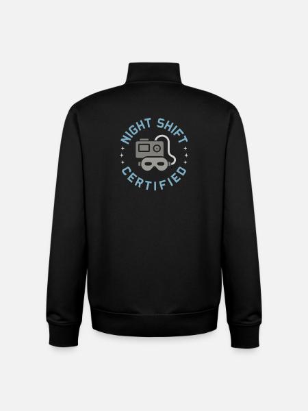 Sleep Technologist Polysomnographic Tech Rpsgt - Unisex Organic Zip Sweatshirt by Stanley/Stella - black