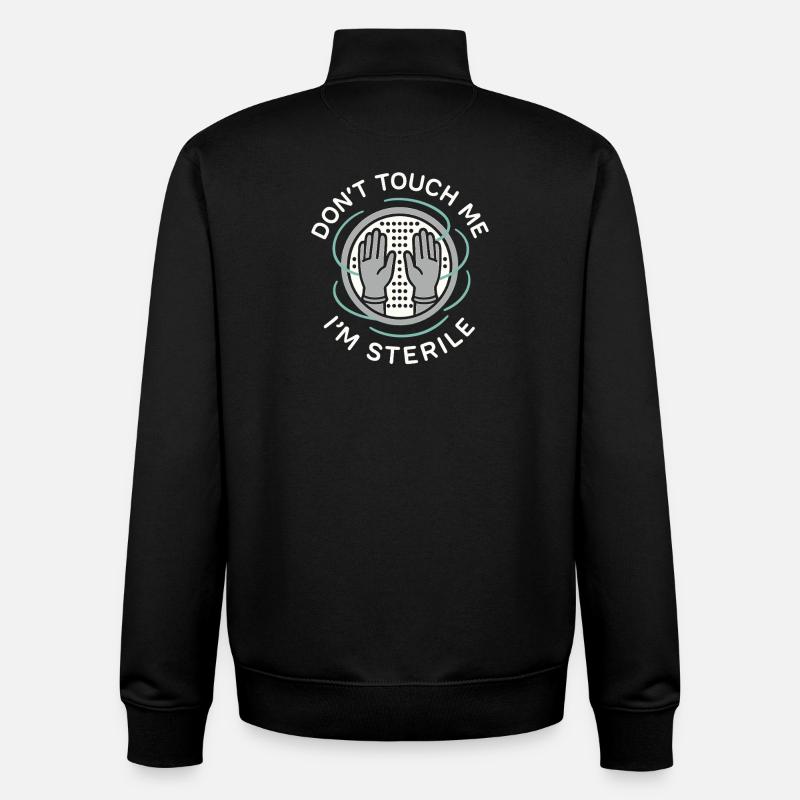 Cleanroom Technician Controlled Environment - Unisex Organic Zip Sweatshirt by Stanley/Stella - black