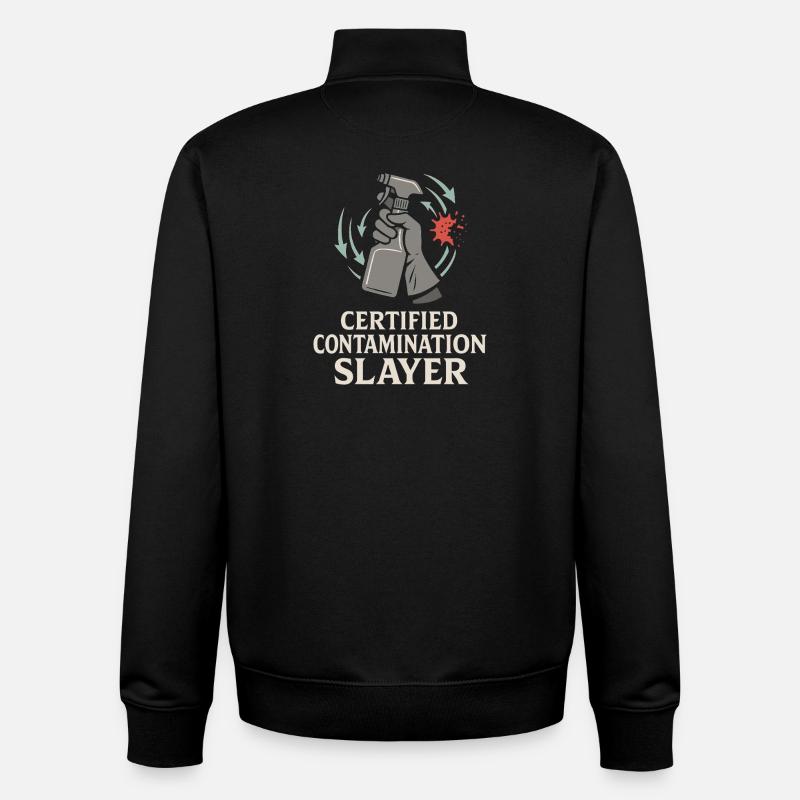 Reinraumtechniker Kontrollierte Umgebung - Unisex Organic Zip Sweatshirt von Stanley/Stella - Schwarz