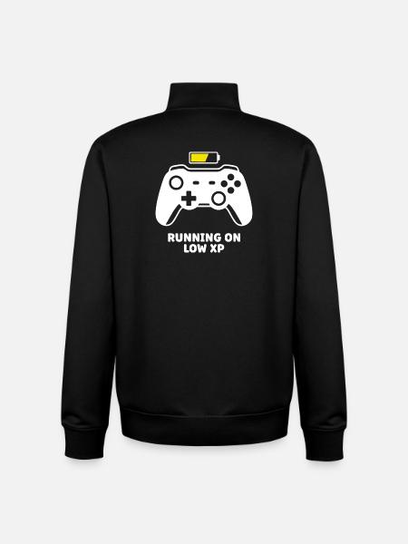 Running on Low XP Controller - Unisex Organic Zip Sweatshirt von Stanley/Stella - Schwarz