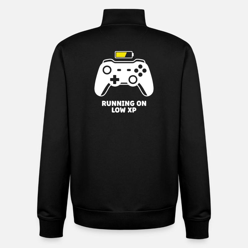 Running on Low XP Controller - Unisex Organic Zip Sweatshirt von Stanley/Stella - Schwarz