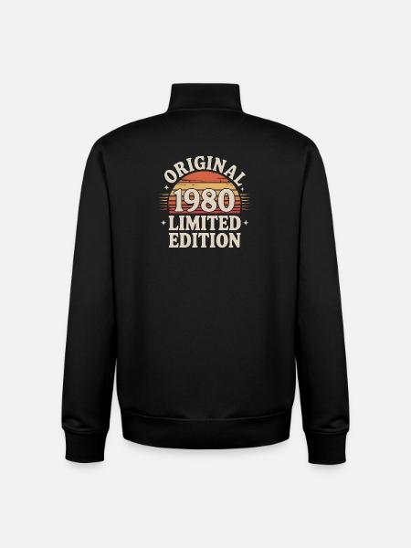 1980 Original Retro Edition - Unisex Organic Zip Sweatshirt by Stanley/Stella - black