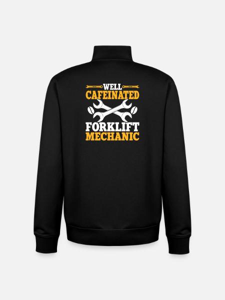 Mechanic Mechatronics Technician Handyman Gift - Unisex Organic Zip Sweatshirt by Stanley/Stella - black