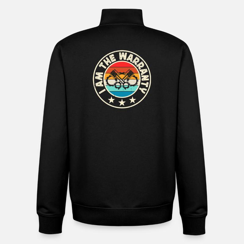 Mechanic Mechatronics Technician Handyman Gift - Unisex Organic Zip Sweatshirt by Stanley/Stella - black