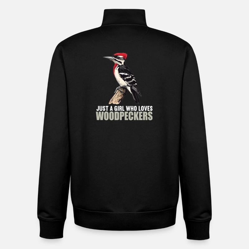 Pic Pic - Sweat zippé unisexe en coton bio Stanley/Stella - noir