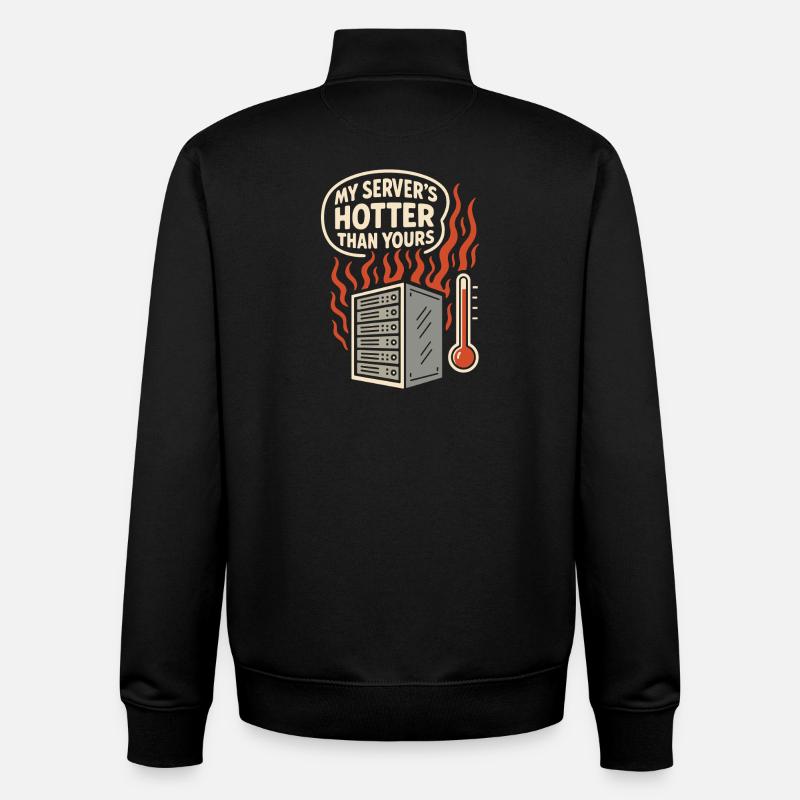 Netzwerkinfrastruktur Rack- Und Stack-ingenieur - Unisex Organic Zip Sweatshirt von Stanley/Stella - Schwarz