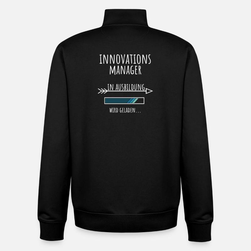 Innovationsmanager Student Beruf Ausbildung - Unisex Organic Zip Sweatshirt von Stanley/Stella - Schwarz