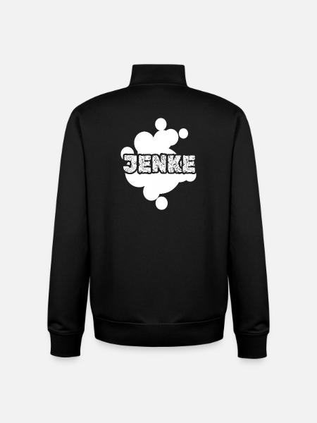 Jenke - Sweat zippé unisexe en coton bio Stanley/Stella - noir
