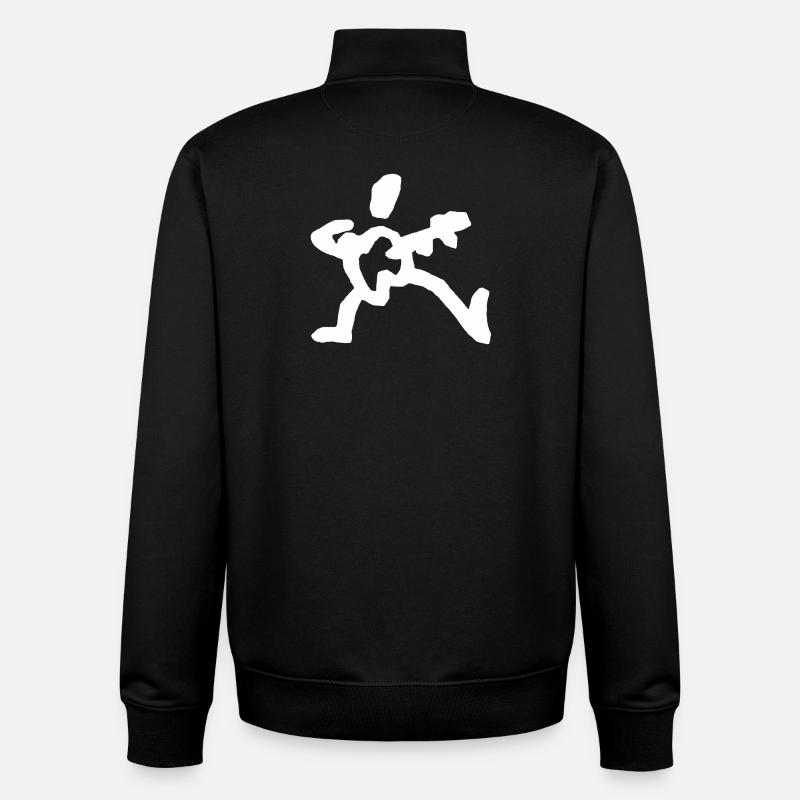 Wilderer-white - Unisex Organic Zip Sweatshirt von Stanley/Stella - Schwarz