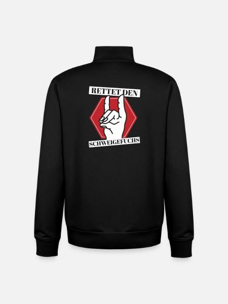 Silent Fox Enseignant, École primaire, Maternelle - Sweat zippé unisexe en coton bio Stanley/Stella - noir