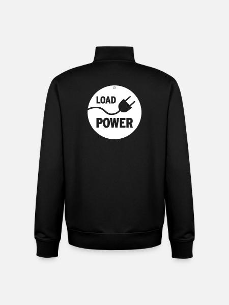 LOAD POWER - Unisex Organic Zip Sweatshirt von Stanley/Stella - Schwarz