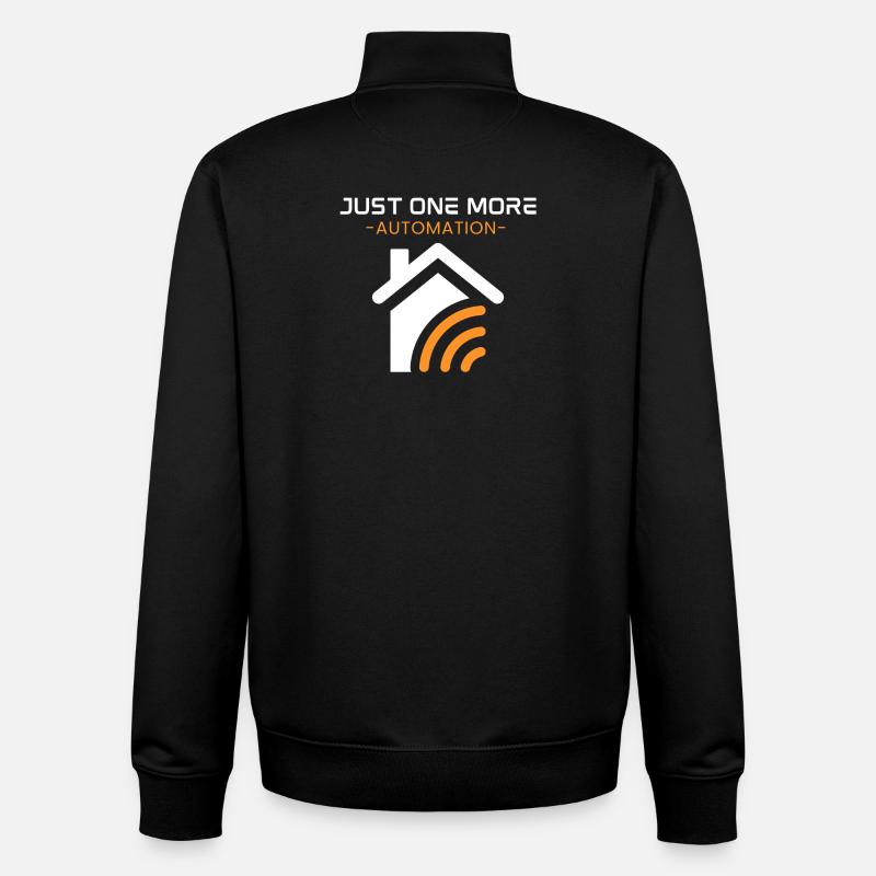 Nur noch eine Automatisierung - Unisex Organic Zip Sweatshirt von Stanley/Stella - Schwarz