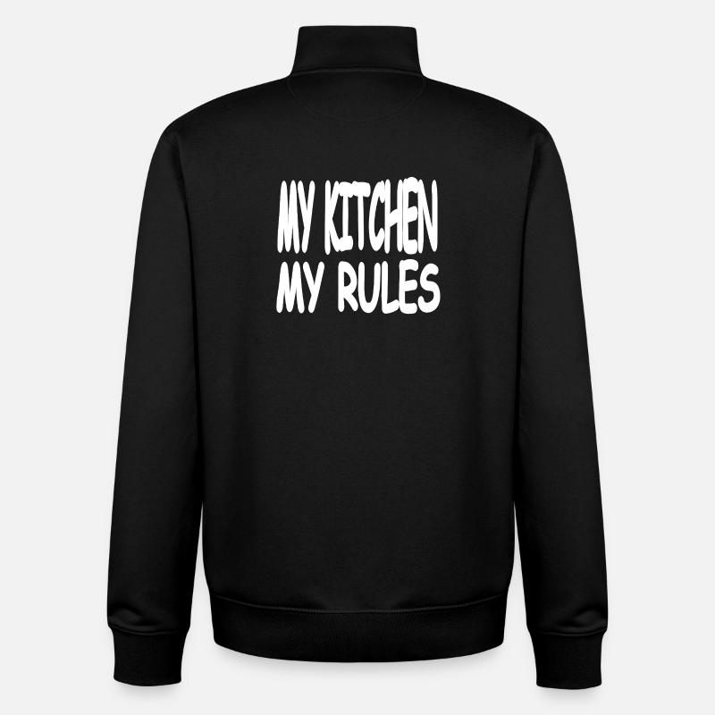 Küche - Unisex Organic Zip Sweatshirt von Stanley/Stella - Schwarz