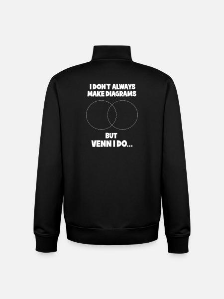Math Math Math Teacher Mathematician - Unisex Organic Zip Sweatshirt by Stanley/Stella - black