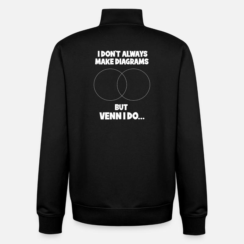 Math Math Math Teacher Mathematician - Unisex Organic Zip Sweatshirt by Stanley/Stella - black