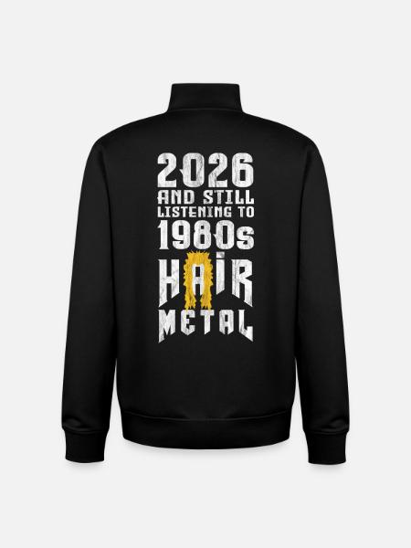 Hair Metal 2026 - Unisex Organic Zip Sweatshirt by Stanley/Stella - black