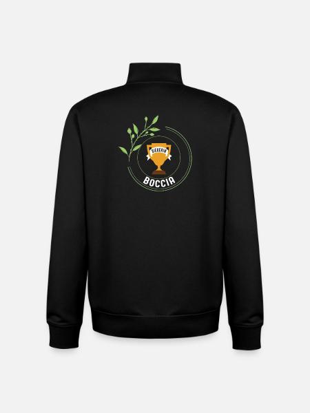 Boccia Winner Tournament Championship - Unisex Organic Zip Sweatshirt by Stanley/Stella - black