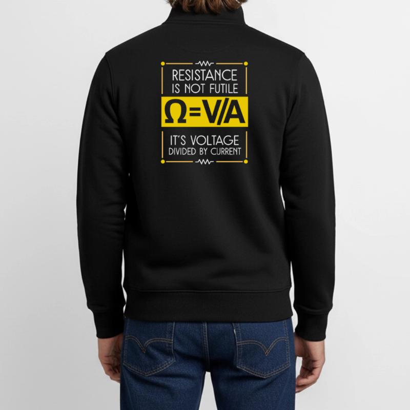 Physics Physicist Physics Student Physics Teacher Unisex Organic Zip Sweatshirt by Stanley/Stella