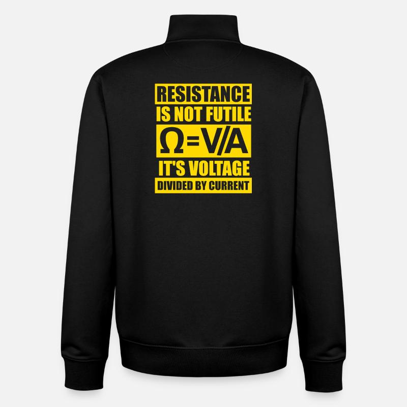 Physik Phyiker Physikstudent Physiklehrer - Unisex Organic Zip Sweatshirt von Stanley/Stella - Schwarz