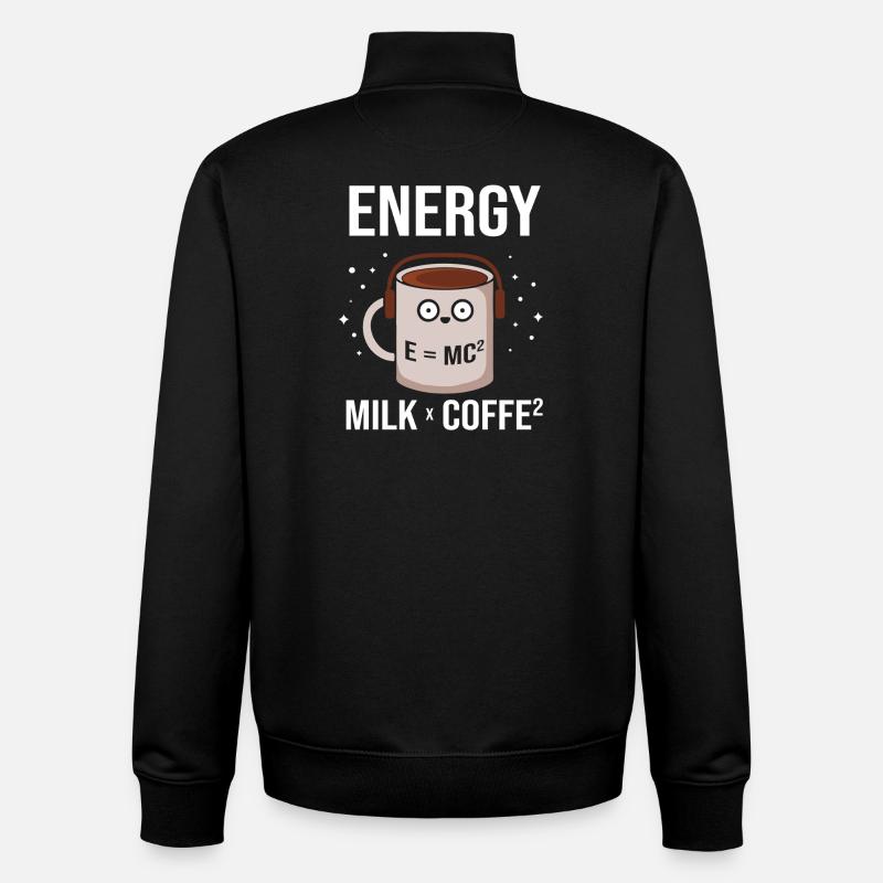 Physik Phyiker Physikstudent Physiklehrer - Unisex Organic Zip Sweatshirt von Stanley/Stella - Schwarz
