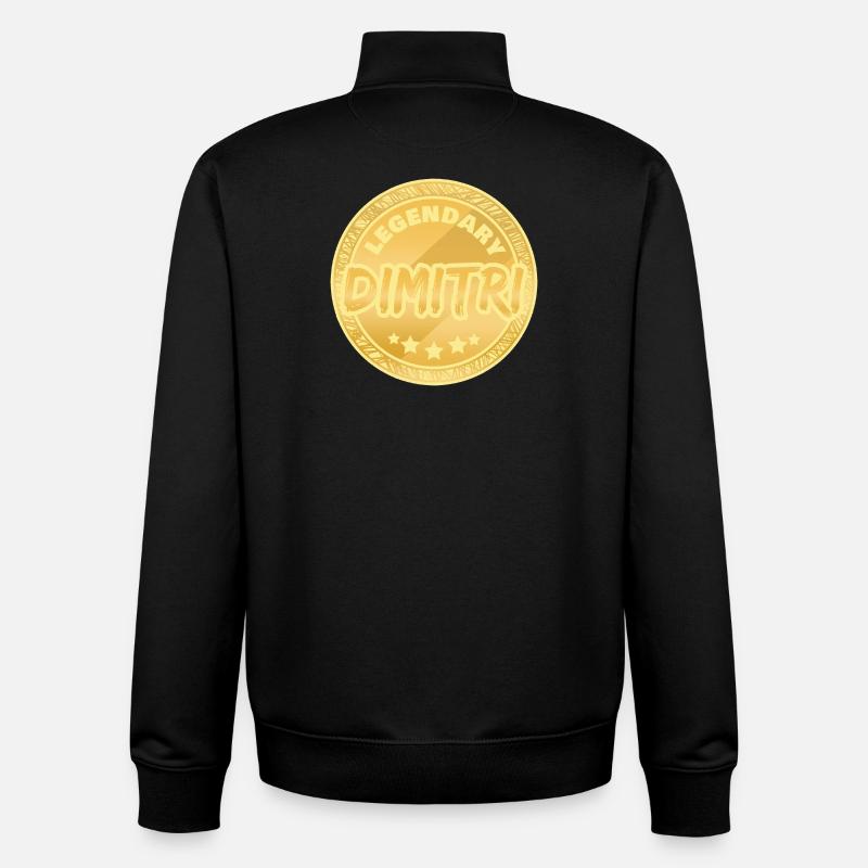 Dimitri - Unisex Organic Zip Sweatshirt by Stanley/Stella - black