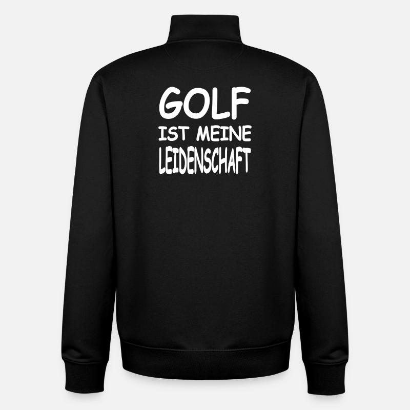 golfe - Sweat zippé unisexe en coton bio Stanley/Stella - noir