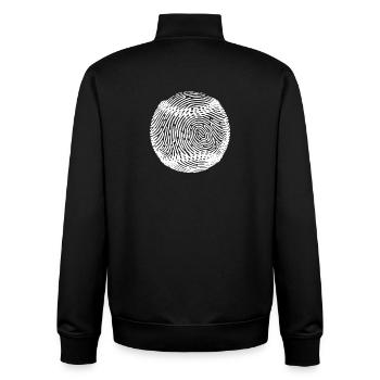 Kunstwerke von Baseballspielern - Unisex Organic Zip Sweatshirt von Stanley/Stella - Schwarz - Hinten - AI Model Male 185 light (185cm)