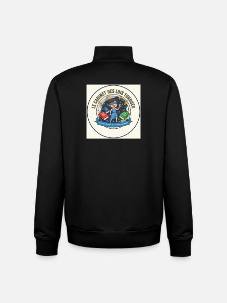 The Cabinet of Torbude Laws - Unisex Organic Zip Sweatshirt by Stanley/Stella - black