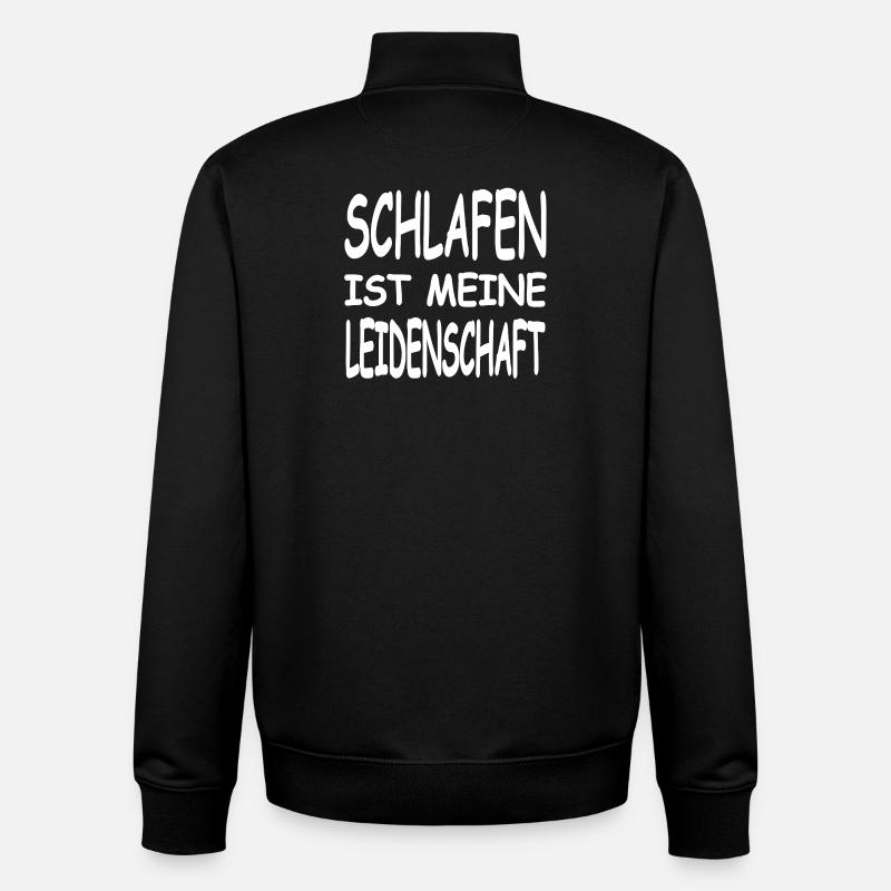 Schlafen - Unisex Organic Zip Sweatshirt von Stanley/Stella - Schwarz