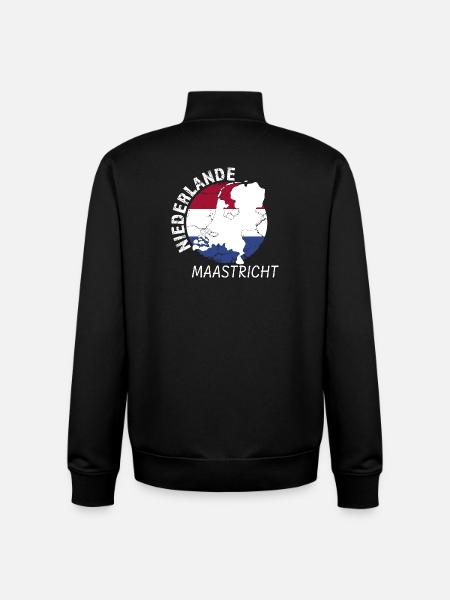 Maastricht - Unisex Organic Zip Sweatshirt by Stanley/Stella - black