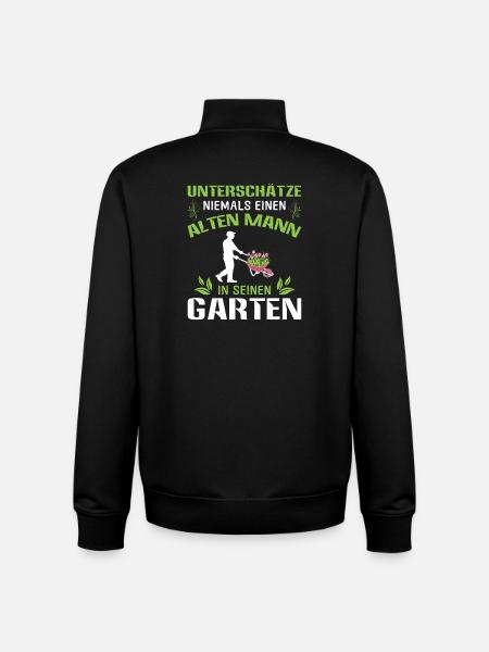 Garten Gärtner Gärtnern Gartenarbeit Gartenarbeit - Unisex Organic Zip Sweatshirt von Stanley/Stella - Schwarz