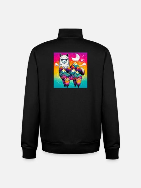 Alpaka - Unisex Organic Zip Sweatshirt von Stanley/Stella - Schwarz