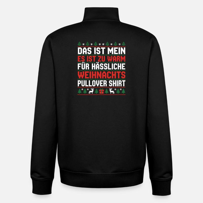 Weihnachten - Unisex Organic Zip Sweatshirt von Stanley/Stella - Schwarz