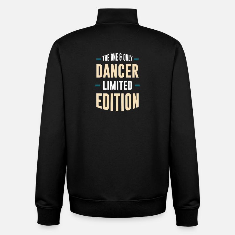 L’édition limitée One & Only Dancer - Sweat zippé unisexe en coton bio Stanley/Stella - noir