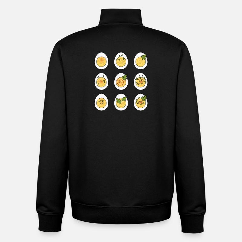 Russian Eggs - Unisex Organic Zip Sweatshirt by Stanley/Stella - black