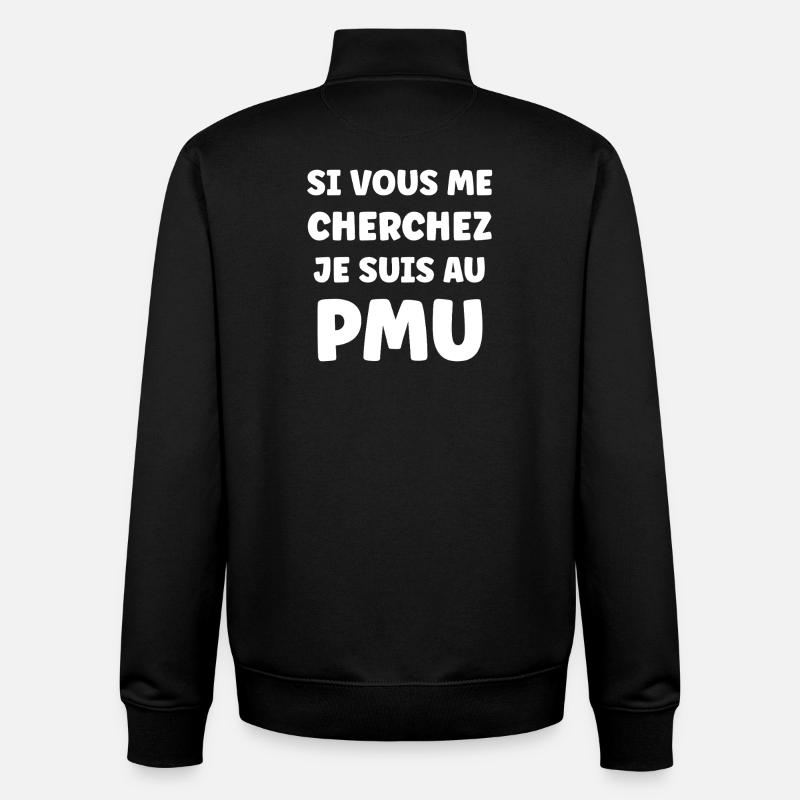 PMU-Humor - Unisex Organic Zip Sweatshirt von Stanley/Stella - Schwarz