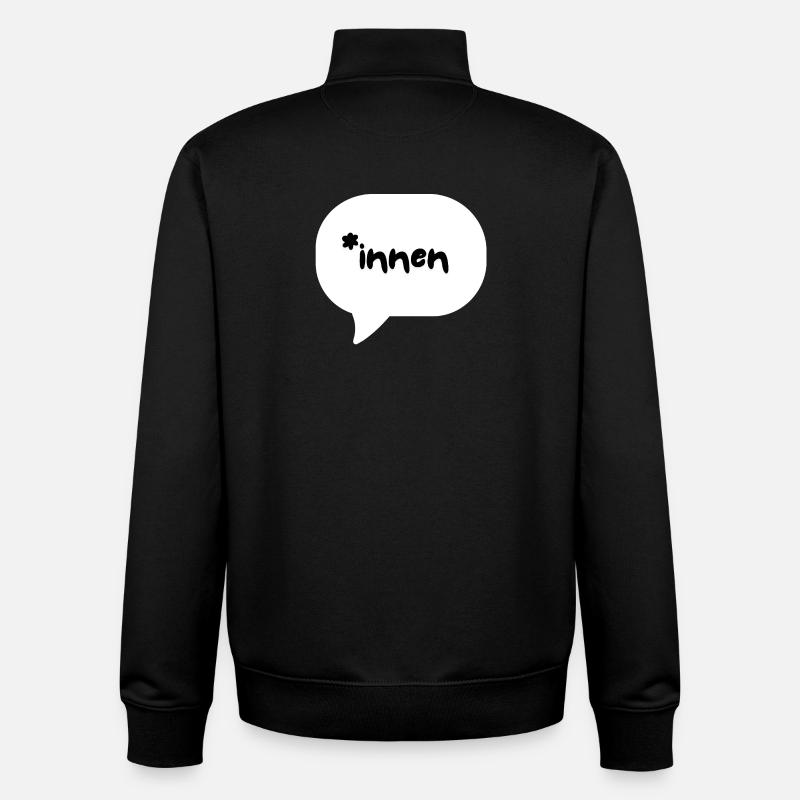 *inside - Unisex Organic Zip Sweatshirt by Stanley/Stella - black