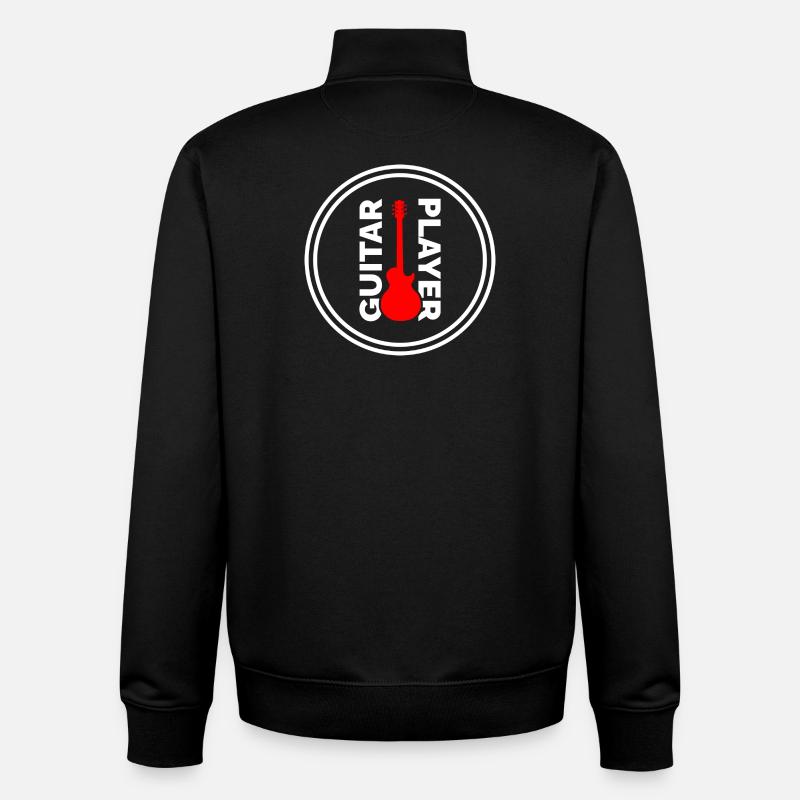 Guitar Player - Unisex Organic Zip Sweatshirt von Stanley/Stella - Schwarz