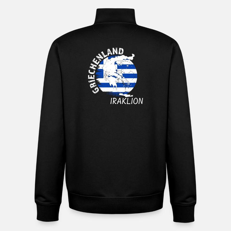 Iraklion - Unisex Organic Zip Sweatshirt by Stanley/Stella - black