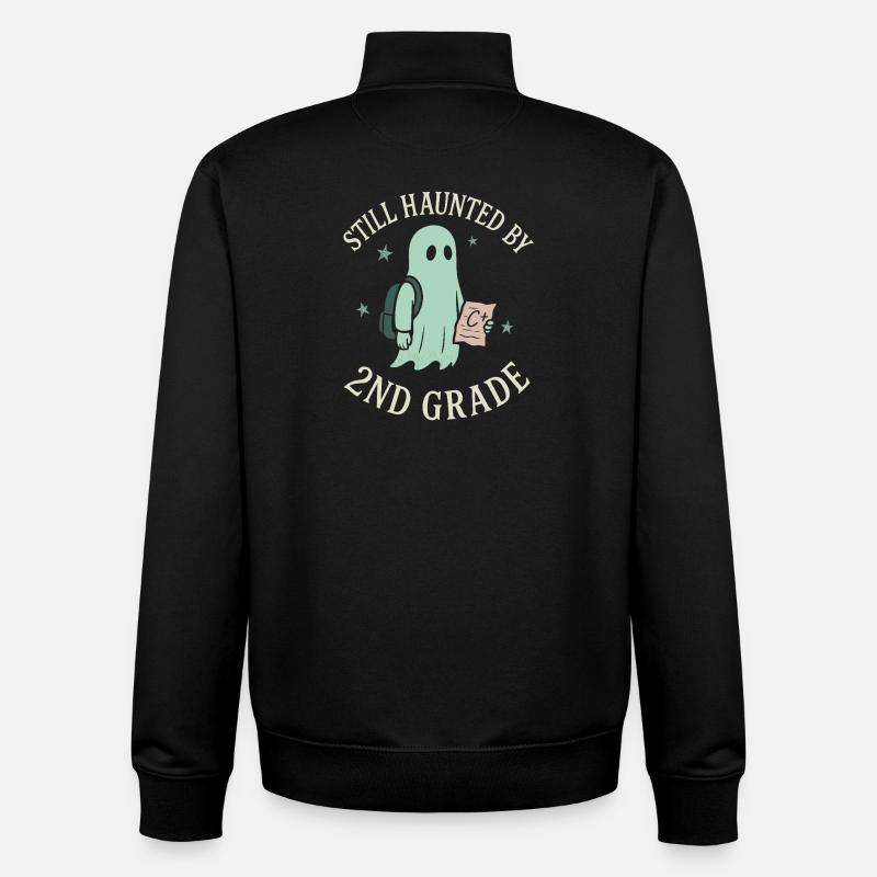 Hochbegabter Burnout-absolvent Mit Akademischem - Unisex Organic Zip Sweatshirt von Stanley/Stella - Schwarz