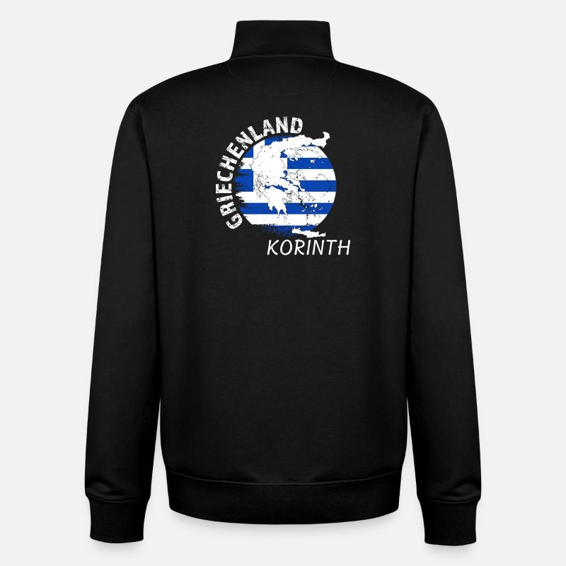 Korinth - Unisex Organic Zip Sweatshirt von Stanley/Stella - Schwarz