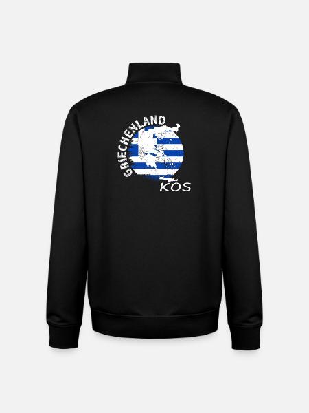 Kos - Sweat zippé unisexe en coton bio Stanley/Stella - noir