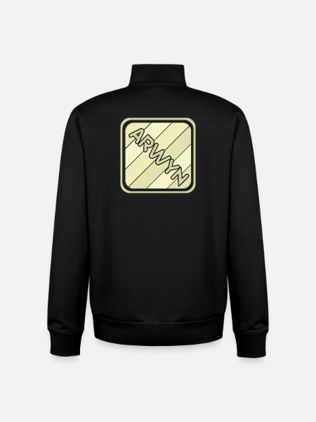 Maedchenname Arwyn - Unisex Organic Zip Sweatshirt von Stanley/Stella - Schwarz