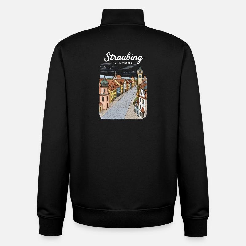 Straubing - Unisex Organic Zip Sweatshirt von Stanley/Stella - Schwarz