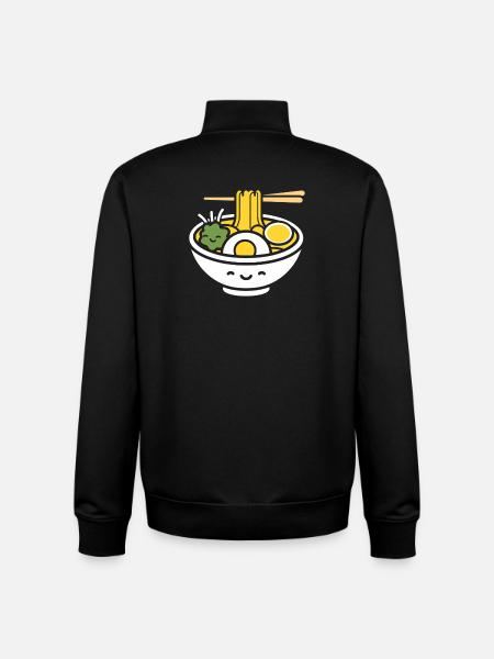 Ramen - Unisex Organic Zip Sweatshirt von Stanley/Stella - Schwarz