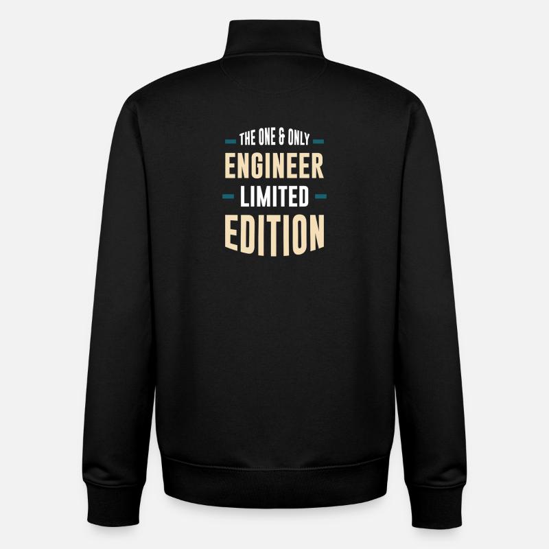 One&Only Engineer Édition Limitée - Sweat zippé unisexe en coton bio Stanley/Stella - noir